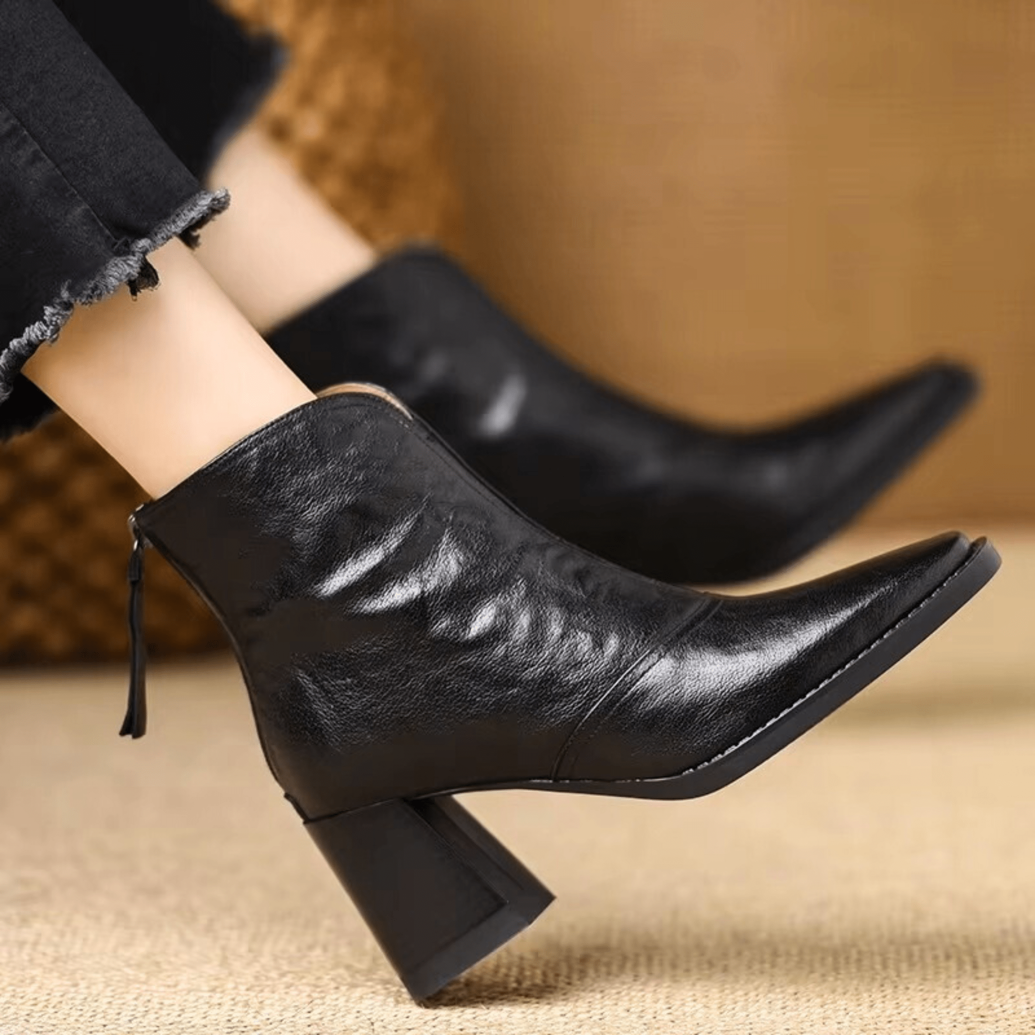 Megan | Elegante Mid-Heel-Stiefel