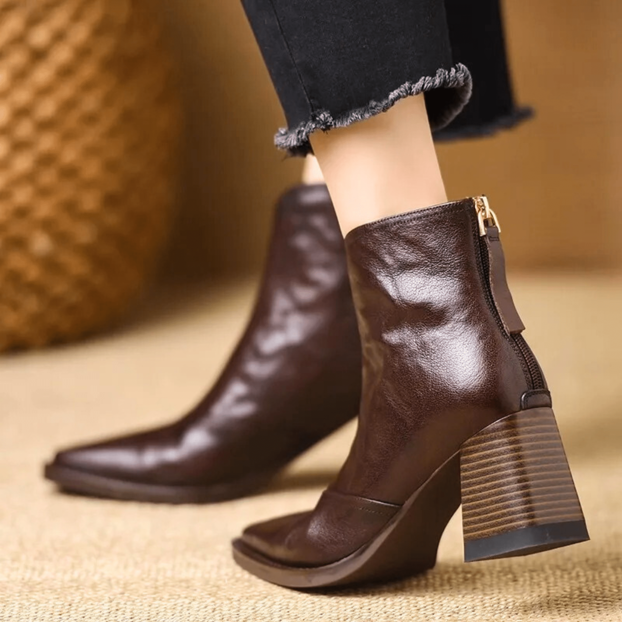 Megan | Elegante Mid-Heel-Stiefel