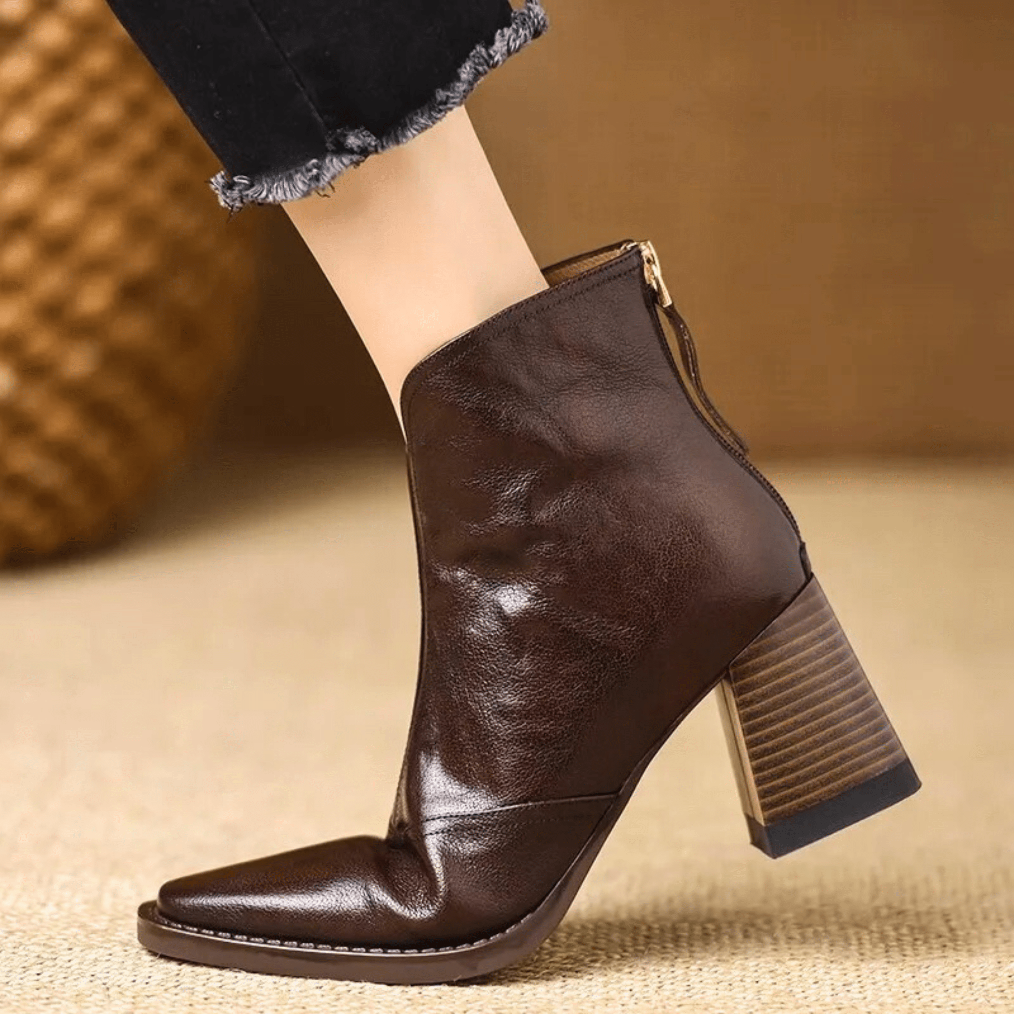 Megan | Elegante Mid-Heel-Stiefel