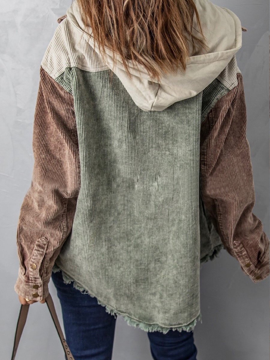 Chana | Damenmantel mit Kapuze und Doppeltaschen