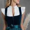 Oktoberfest Elegant Lace Dirndl Blouse