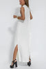 Charlotte | feminines langes Kleid mit eleganter Strickjacke