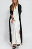 Charlotte | feminines langes Kleid mit eleganter Strickjacke