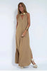 Charlotte | feminines langes Kleid mit eleganter Strickjacke