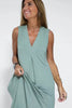 Charlotte | feminines langes Kleid mit eleganter Strickjacke