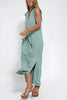 Charlotte | feminines langes Kleid mit eleganter Strickjacke