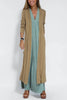 Charlotte | feminines langes Kleid mit eleganter Strickjacke